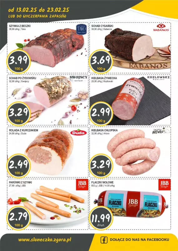 Słoneczko - gazetka promocyjna Gazetka od czwartku 13.02 do niedzieli 23.02 - strona 2