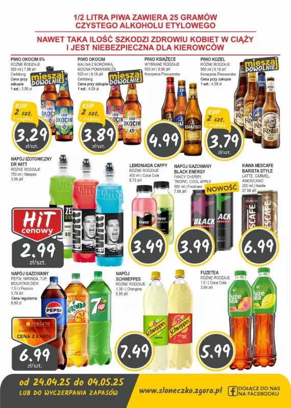 Słoneczko - gazetka promocyjna Gazetka od czwartku 24.04 do niedzieli 04.05 - strona 10