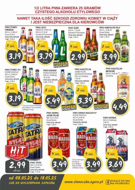 Słoneczko - gazetka promocyjna Gazetka od czwartku 08.05 do niedzieli 18.05 - strona 9
