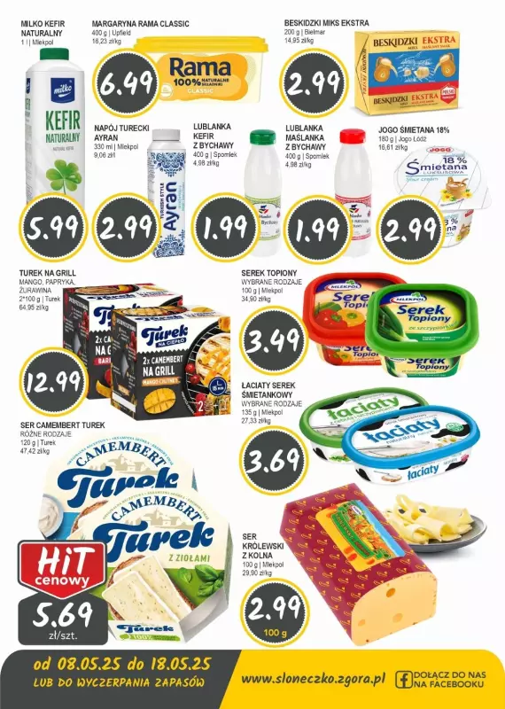 Słoneczko - gazetka promocyjna Gazetka od czwartku 08.05 do niedzieli 18.05 - strona 3