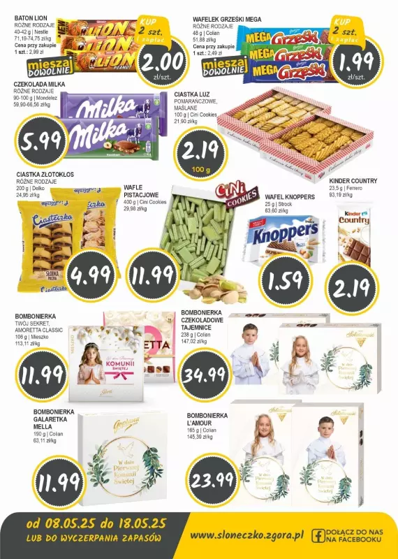 Słoneczko - gazetka promocyjna Gazetka od czwartku 08.05 do niedzieli 18.05 - strona 7