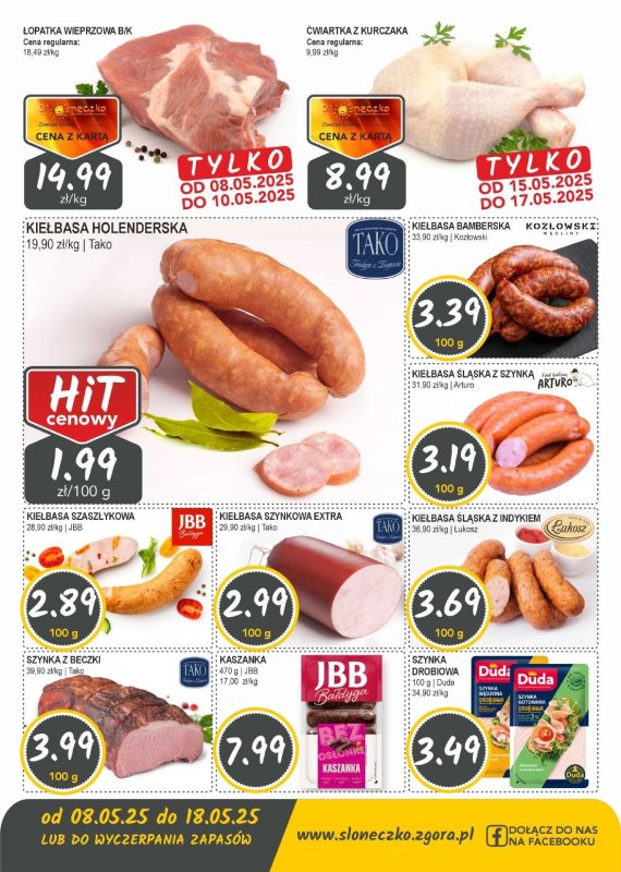 Słoneczko - gazetka promocyjna Gazetka od czwartku 08.05 do niedzieli 18.05 - strona 2