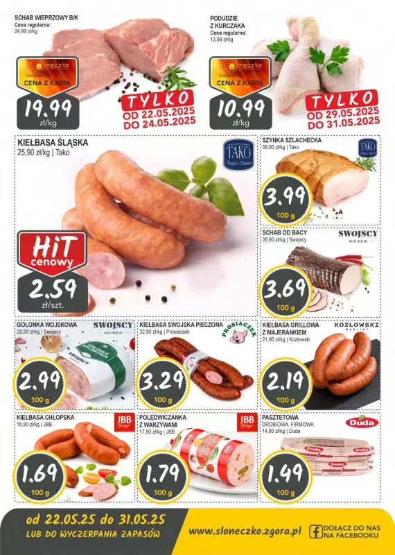 Słoneczko - gazetka promocyjna Gazetka od czwartku 22.05 do soboty 31.05 - strona 2