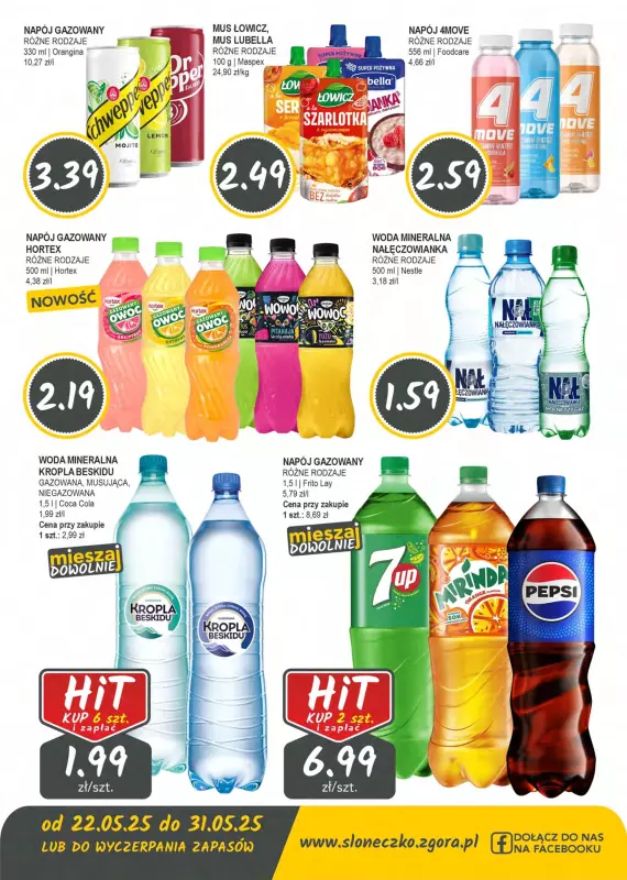 Słoneczko - gazetka promocyjna Gazetka od czwartku 22.05 do soboty 31.05 - strona 8