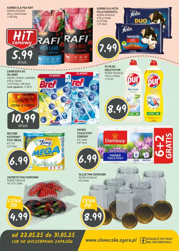 Słoneczko - gazetka promocyjna Gazetka od czwartku 22.05 do soboty 31.05 - strona 9