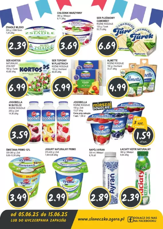 Słoneczko - gazetka promocyjna Gazetka od czwartku 05.06 do niedzieli 15.06 - strona 3