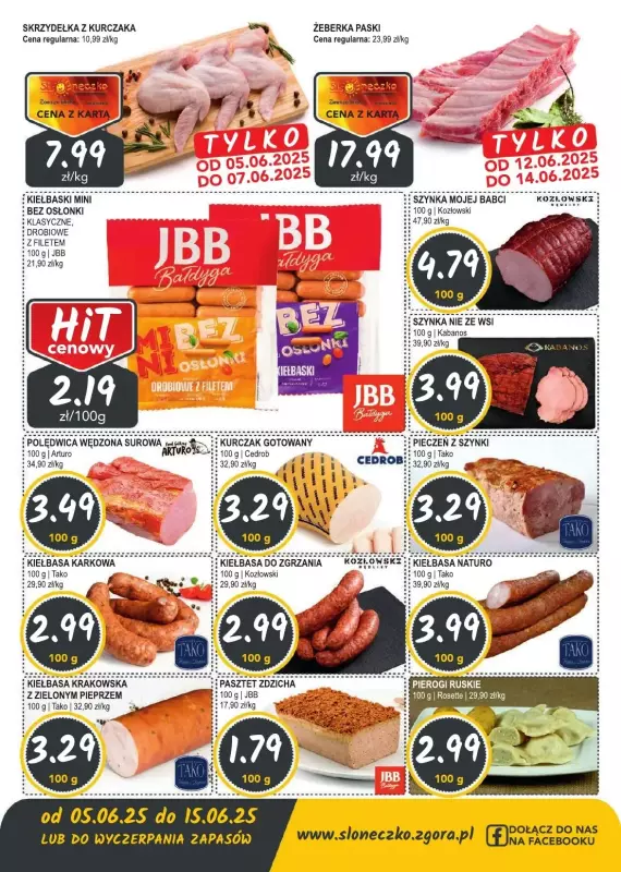 Słoneczko - gazetka promocyjna Gazetka od czwartku 05.06 do niedzieli 15.06 - strona 2