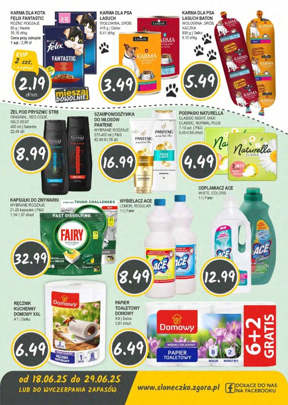 Słoneczko - gazetka promocyjna Gazetka od środy 18.06 do niedzieli 29.06 - strona 8