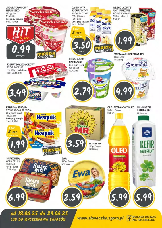 Słoneczko - gazetka promocyjna Gazetka od środy 18.06 do niedzieli 29.06 - strona 4