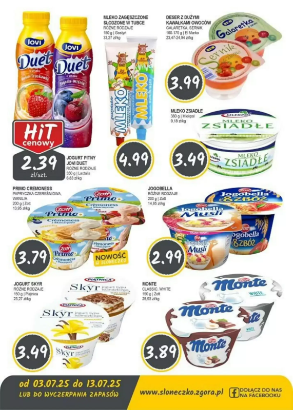 Słoneczko - gazetka promocyjna Gazetka od czwartku 03.07 do niedzieli 13.07 - strona 4
