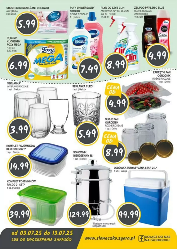 Słoneczko - gazetka promocyjna Gazetka od czwartku 03.07 do niedzieli 13.07 - strona 10