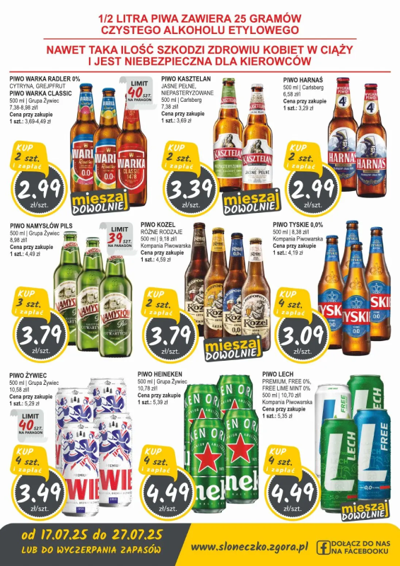 Słoneczko - gazetka promocyjna Gazetka od czwartku 17.07 do niedzieli 27.07 - strona 8