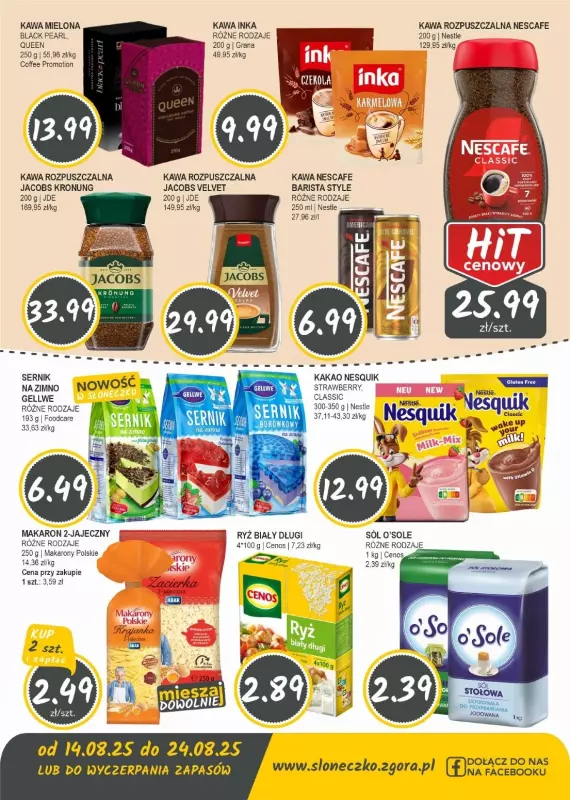 Słoneczko - gazetka promocyjna Gazetka od czwartku 14.08 do niedzieli 24.08 - strona 6