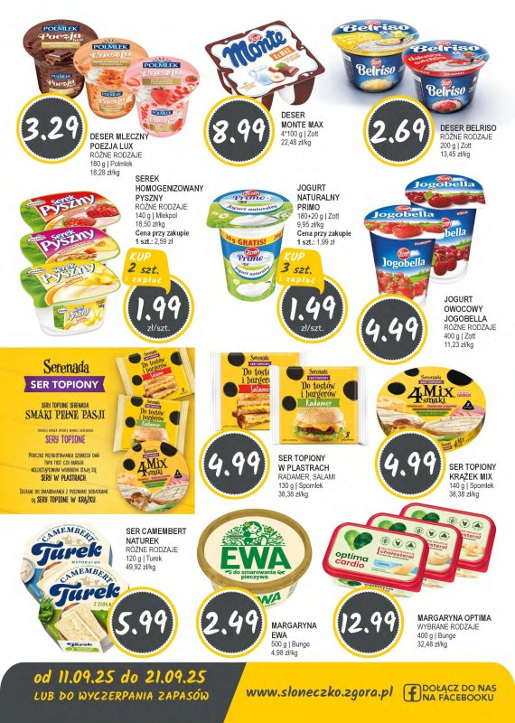 Słoneczko - gazetka promocyjna Gazetka od czwartku 11.09 do niedzieli 21.09 - strona 3