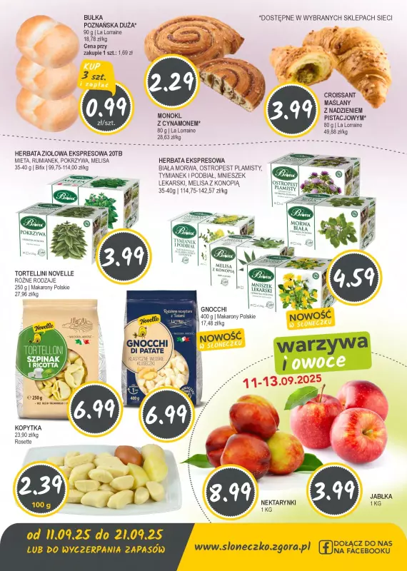 Słoneczko - gazetka promocyjna Gazetka od czwartku 11.09 do niedzieli 21.09 - strona 4