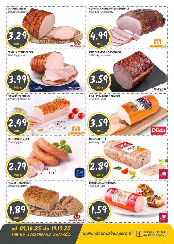 Słoneczko - gazetka promocyjna Gazetka od czwartku 09.10 do niedzieli 19.10 - strona 2
