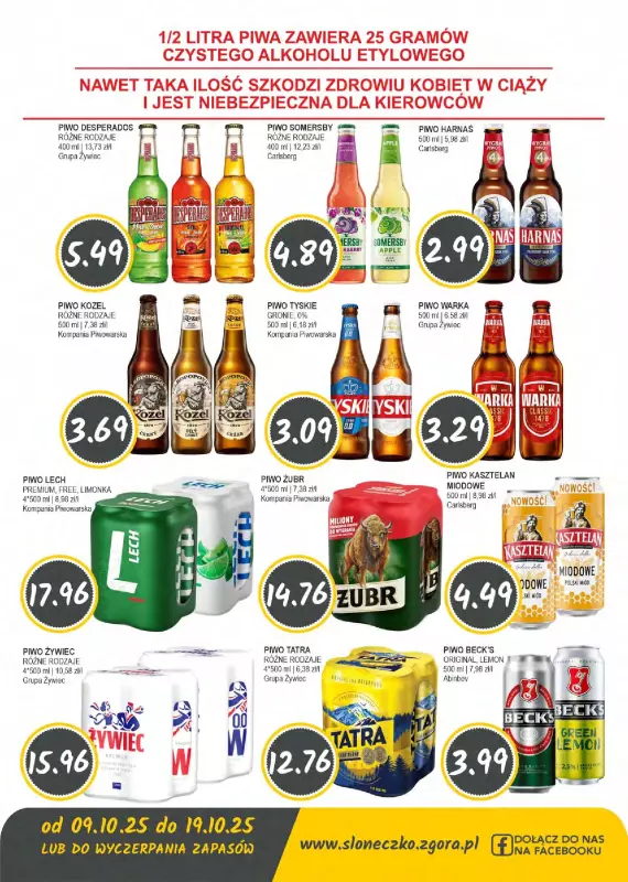 Słoneczko - gazetka promocyjna Gazetka od czwartku 09.10 do niedzieli 19.10 - strona 11
