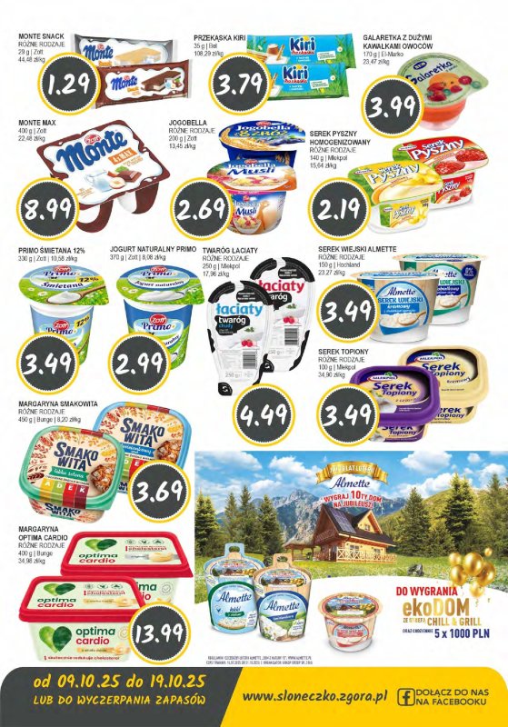 Słoneczko - gazetka promocyjna Gazetka od czwartku 09.10 do niedzieli 19.10 - strona 3