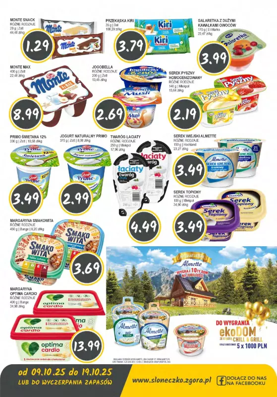 Słoneczko - gazetka promocyjna Gazetka od czwartku 09.10 do niedzieli 19.10 - strona 3