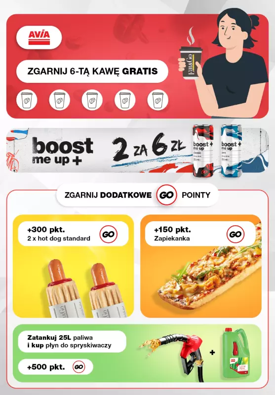 AVIA Stacje Paliw - gazetka promocyjna Gazetka od piątku 03.01 do poniedziałku 31.03 - strona 2