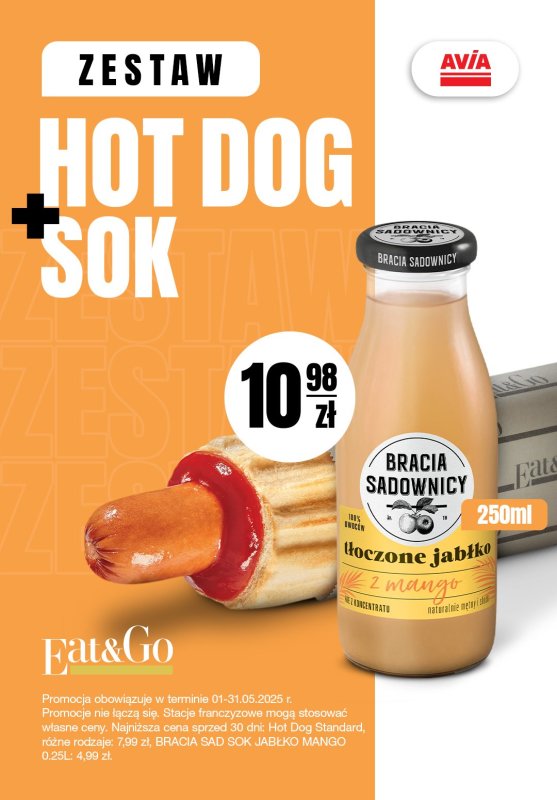AVIA Stacje Paliw - gazetka promocyjna Oferta miesiąca od czwartku 01.05 do soboty 31.05