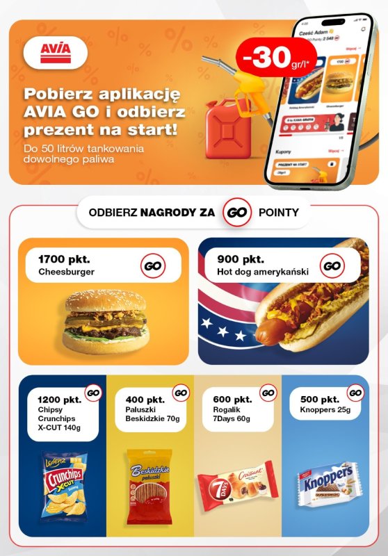 AVIA Stacje Paliw - gazetka promocyjna Gazetka od poniedziałku 05.05 do soboty 31.05
