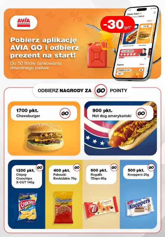 AVIA Stacje Paliw - gazetka promocyjna Gazetka od poniedziałku 05.05 do soboty 31.05