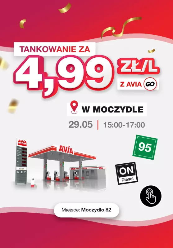 AVIA Stacje Paliw - gazetka promocyjna Plakat promocyjny  