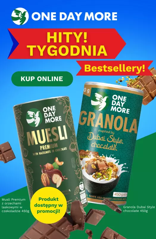 One day more - gazetka promocyjna Bestsellery od wtorku 15.07 do poniedziałku 21.07