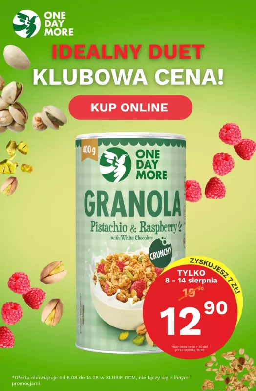 One Day More - gazetka promocyjna Produkt dla klubu  