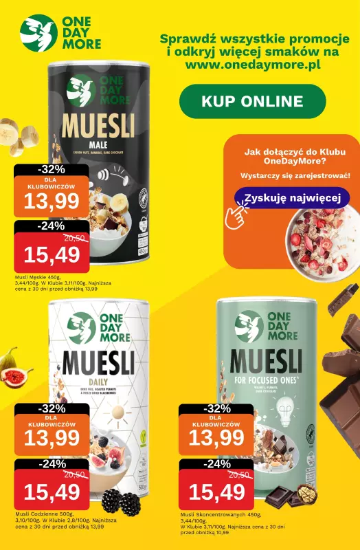 One Day More - gazetka promocyjna Do -35% dla klubowiczów od wtorku 12.08 do czwartku 14.08 - strona 5