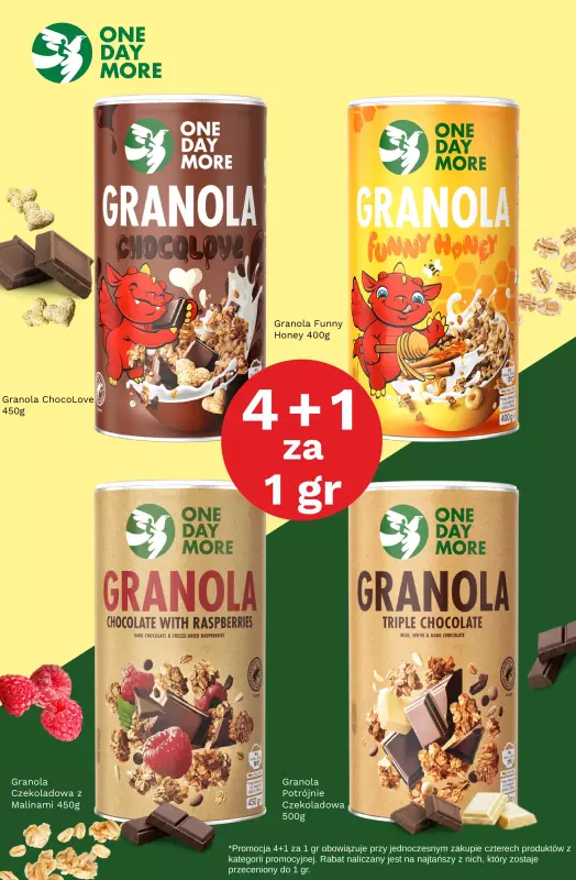One Day More - gazetka promocyjna 4+1 za 1gr od wtorku 16.09 do poniedziałku 22.09 - strona 8