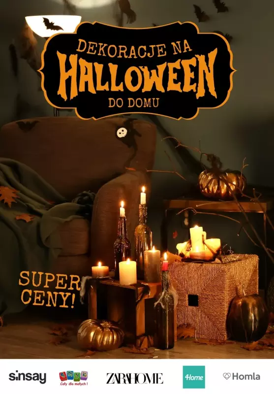 #Halloween - gazetka promocyjna Dekoracje do domu na HALLOWEEN w SUPER cenach! | Przegląd marek od piątku 25.10 do czwartku 31.10