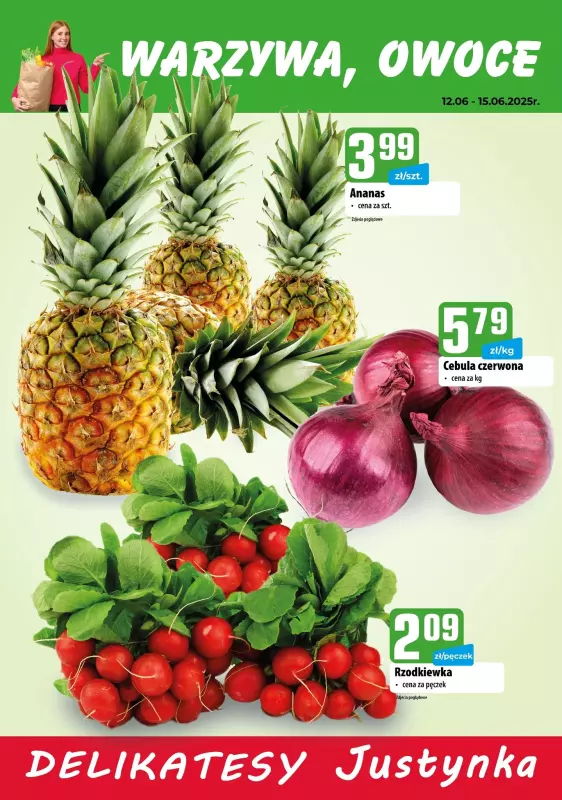 Delikatesy Justynka - gazetka promocyjna Gazetka od czwartku 12.06 do środy 25.06 - strona 2
