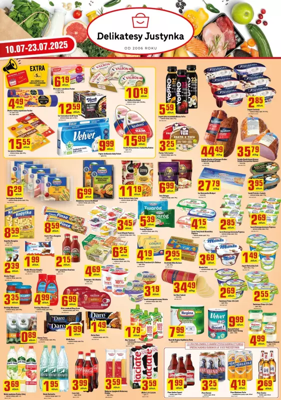 Delikatesy Justynka - gazetka promocyjna Gazetka od czwartku 10.07 do środy 23.07 - strona 7