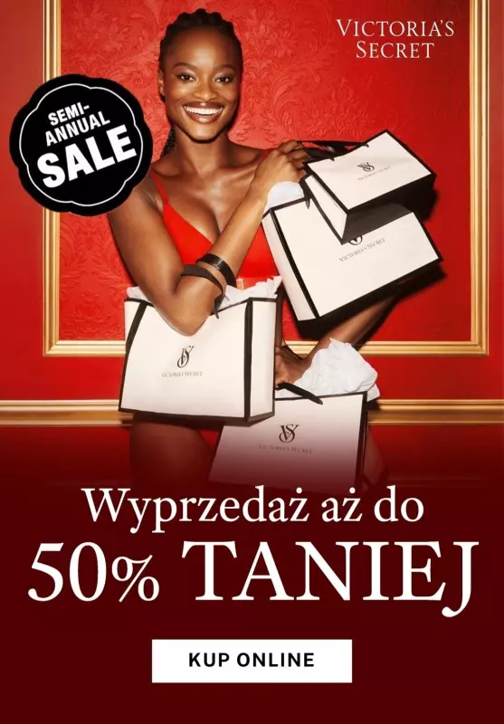 Victoria's Secret - gazetka promocyjna Wyprzedaż do -50% od środy 08.01 