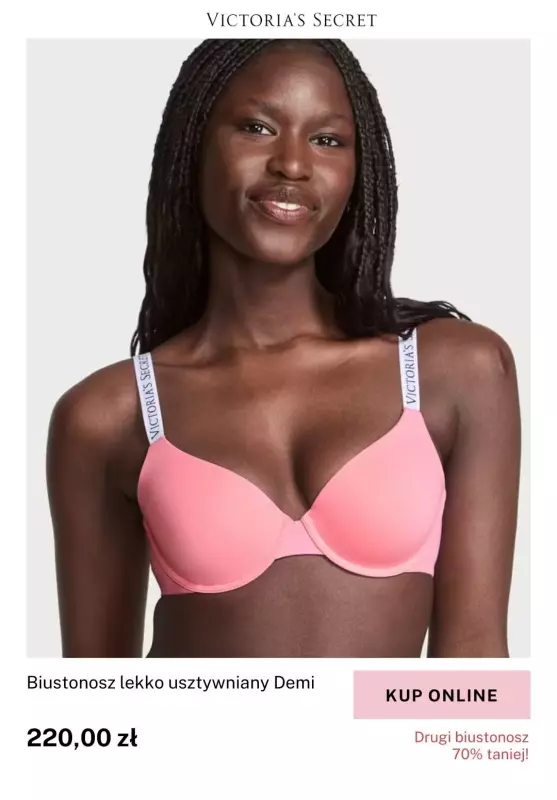 Victoria's Secret - gazetka promocyjna -70% na drugi biustonosz T-Shirt   - strona 3