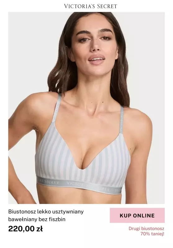 Victoria's Secret - gazetka promocyjna -70% na drugi biustonosz T-Shirt   - strona 2