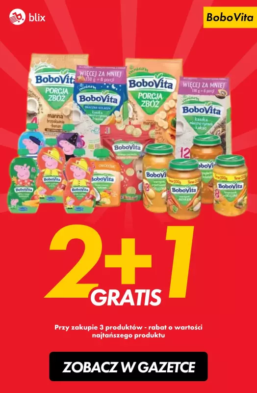 #TOP produkty - gazetka promocyjna Produkty dla dzieci 2+1 GRATIS od czwartku 07.11 do soboty 09.11