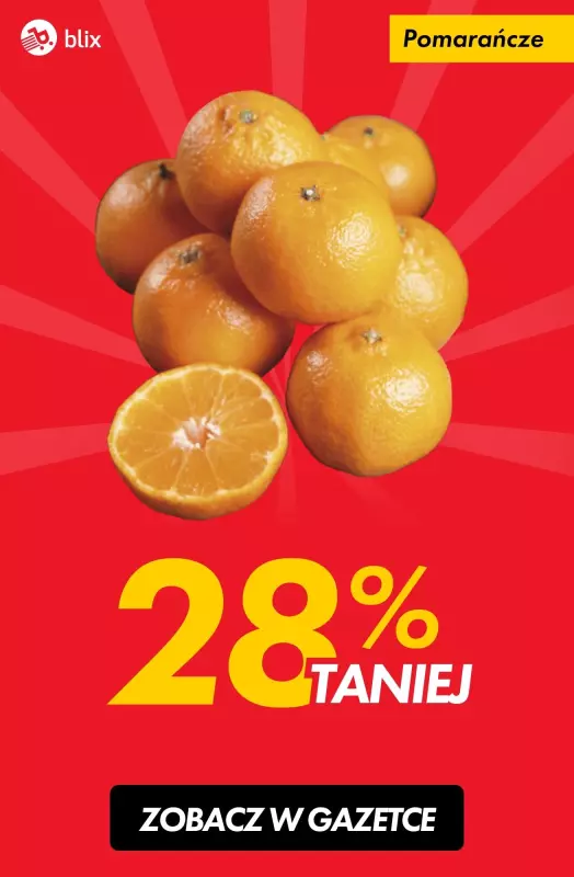 #TOP produkty - gazetka promocyjna Pomarańcze 28% taniej od poniedziałku 13.01 do soboty 18.01