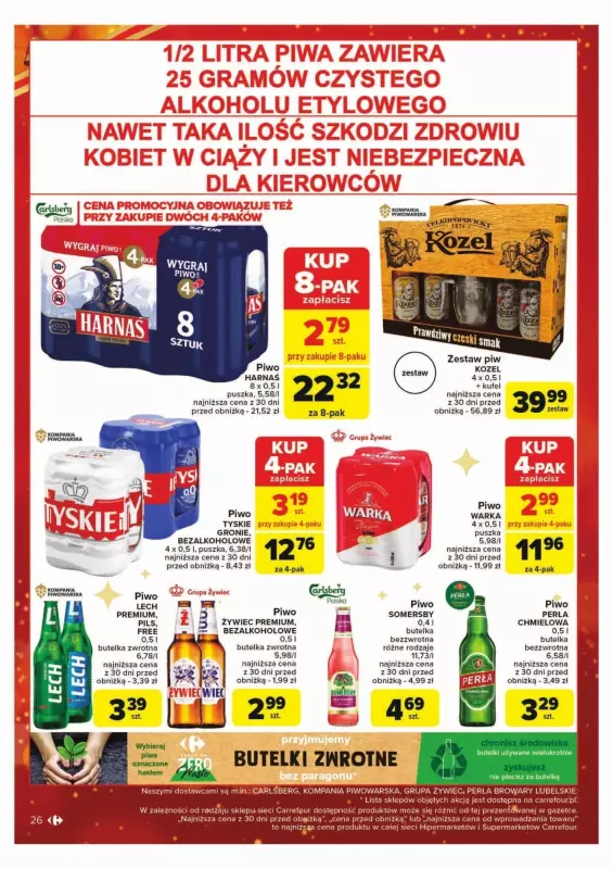 #Świąteczne zakupy - gazetka promocyjna Carrefour | Gazetka Rozsmakuj się w świętach w najlepszych cenach od wtorku 03.12 do wtorku 24.12 - strona 26