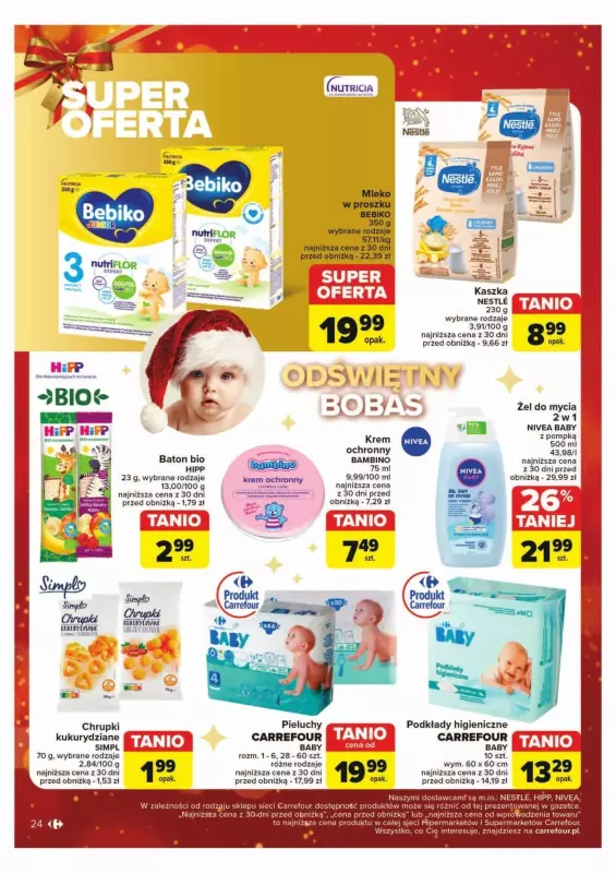 #Świąteczne zakupy - gazetka promocyjna Carrefour | Gazetka Rozsmakuj się w świętach w najlepszych cenach od wtorku 03.12 do wtorku 24.12 - strona 24