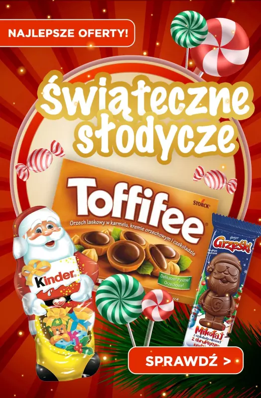 #Świąteczne zakupy - gazetka promocyjna Świąteczne słodycze - najlepsze oferty od wtorku 03.12 do soboty 07.12