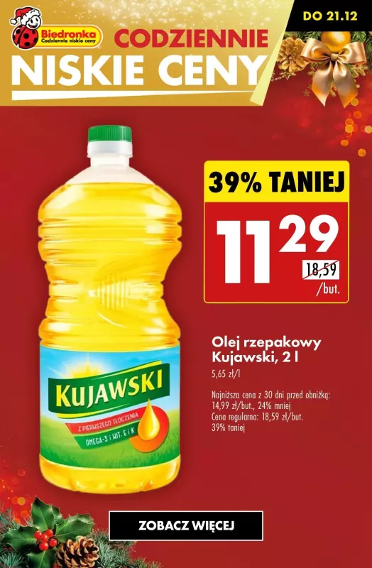 #Świąteczne zakupy - gazetka promocyjna Biedronka | Świąteczne gotowanie do -50% od poniedziałku 16.12 do soboty 21.12 - strona 2