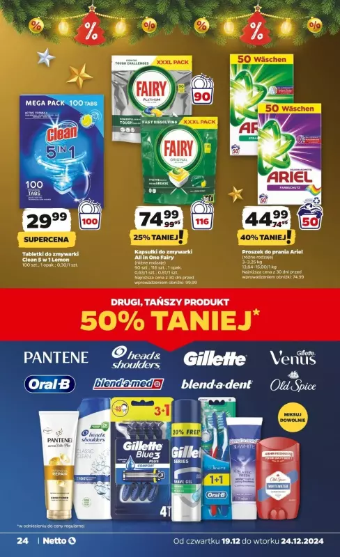 #Świąteczne zakupy - gazetka promocyjna Netto I Gazetka Spożywcza od czwartku 19.12 do wtorku 24.12 - strona 24