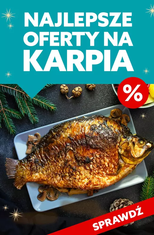 #Świąteczne zakupy - gazetka promocyjna Karp - najlepsze oferty od piątku 20.12 do niedzieli 22.12