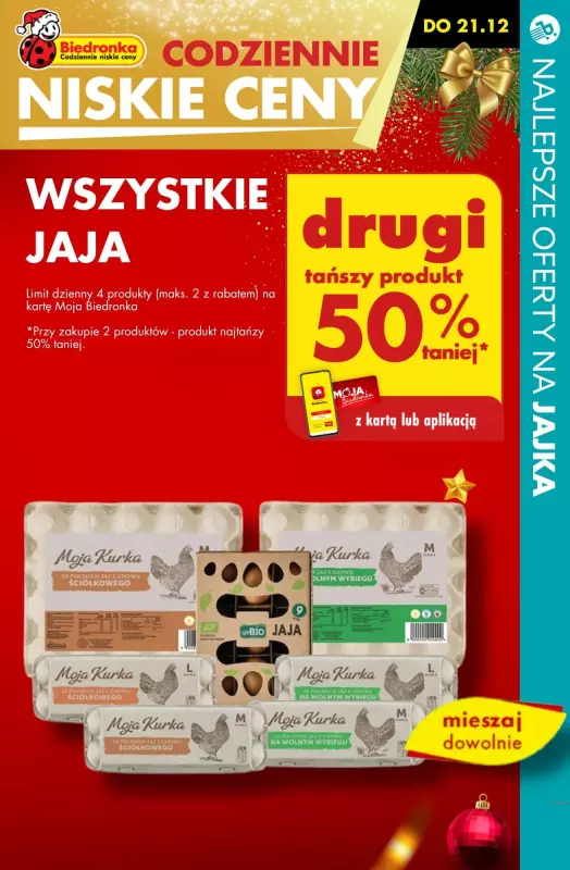 #Świąteczne zakupy - gazetka promocyjna Jajka - najlepsze oferty od piątku 20.12 do niedzieli 22.12 - strona 4