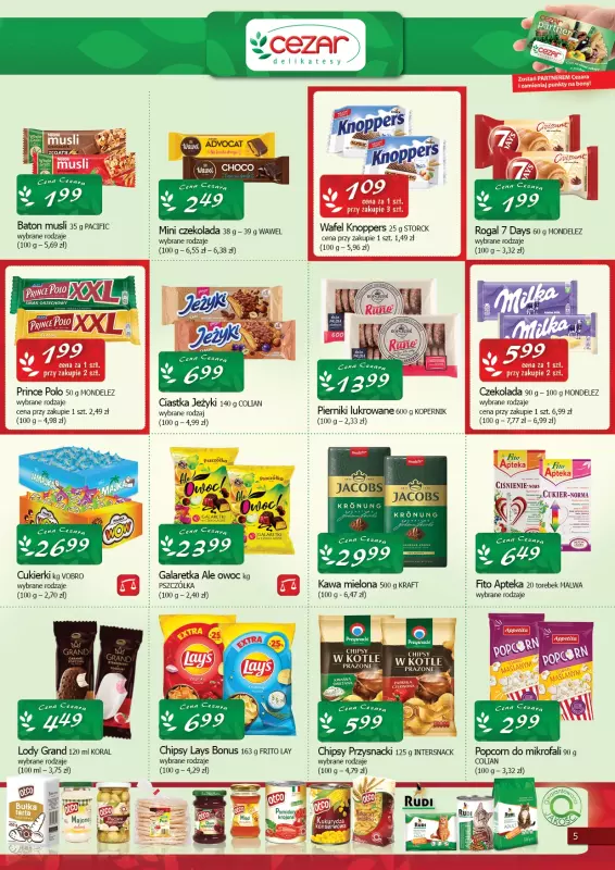 CEZAR Delikatesy - gazetka promocyjna Gazetka od czwartku 11.09 do środy 24.09 - strona 5