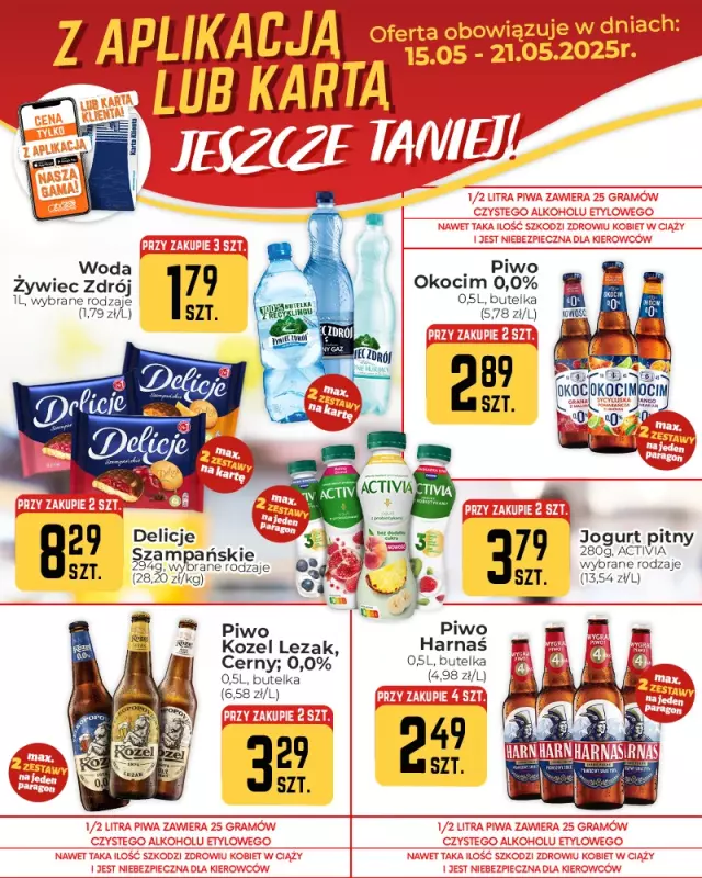 Społem Częstochowa - gazetka promocyjna Plakaty promocyjne od poniedziałku 12.05 do środy 21.05 - strona 3