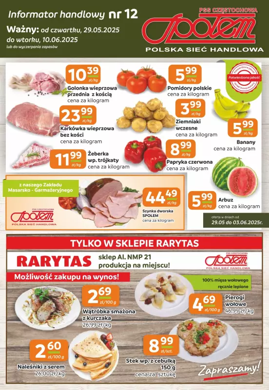 Społem Częstochowa - gazetka promocyjna Gazetka  